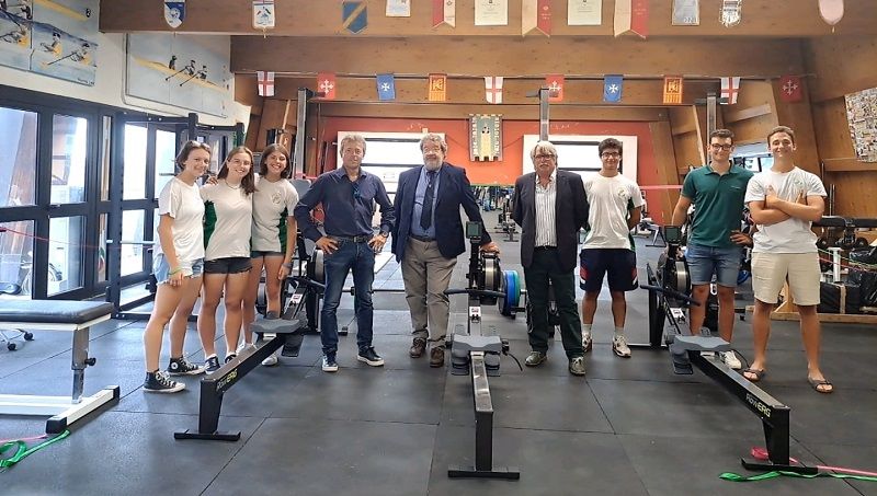 inaugurazione dei nuovi attrezzi