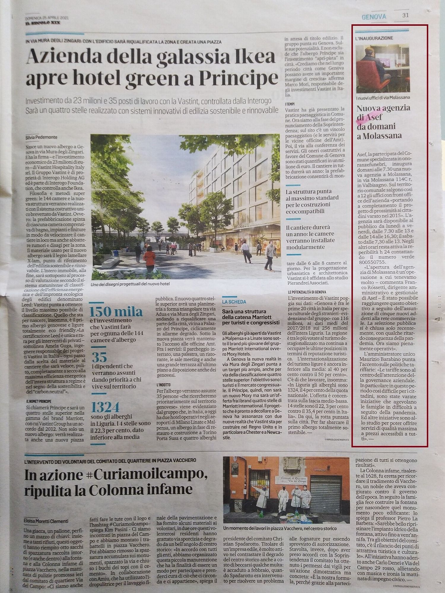 Sede Rinnovata in Corso Molassana