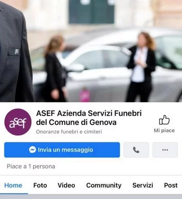 Testata della pagina facebook di A.Se.F.